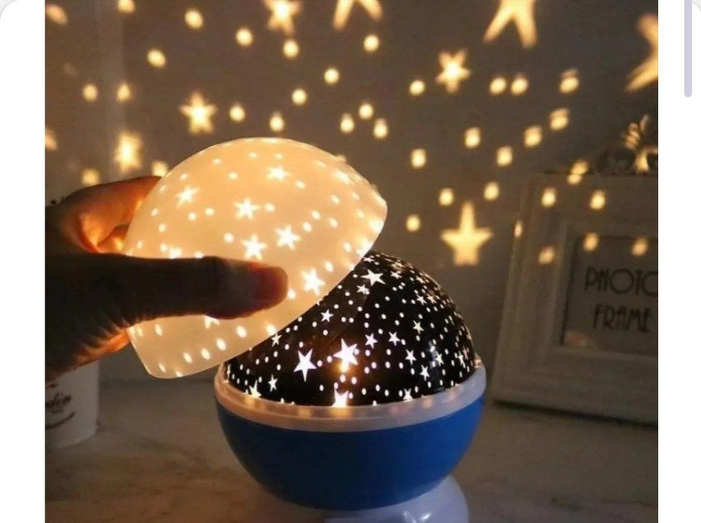 Star Master Rotating 360-Degree Moon &amp; Star Night Light Projector
