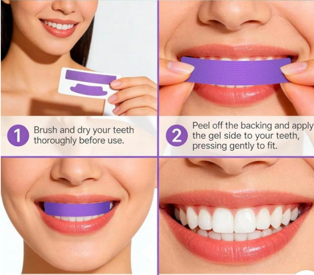 Purple Teeth Whitening Strips