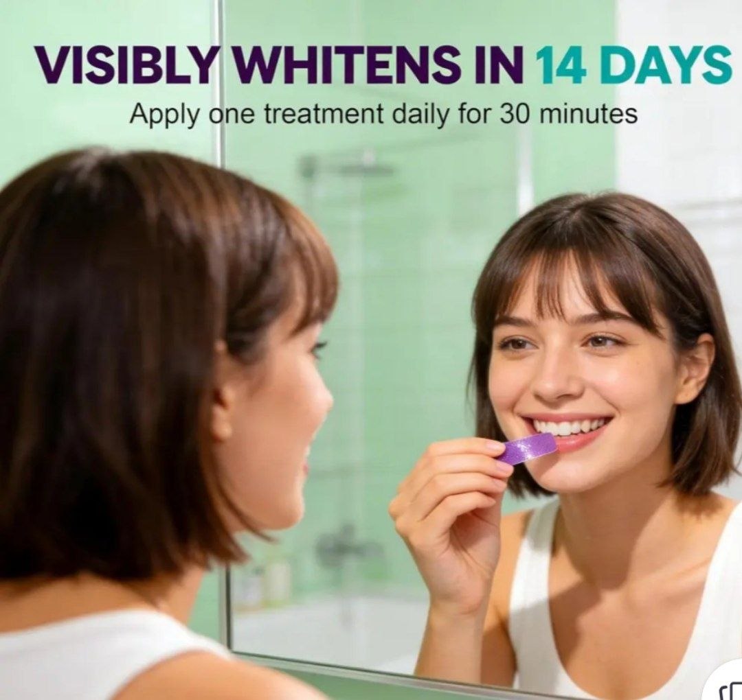 Purple Teeth Whitening Strips