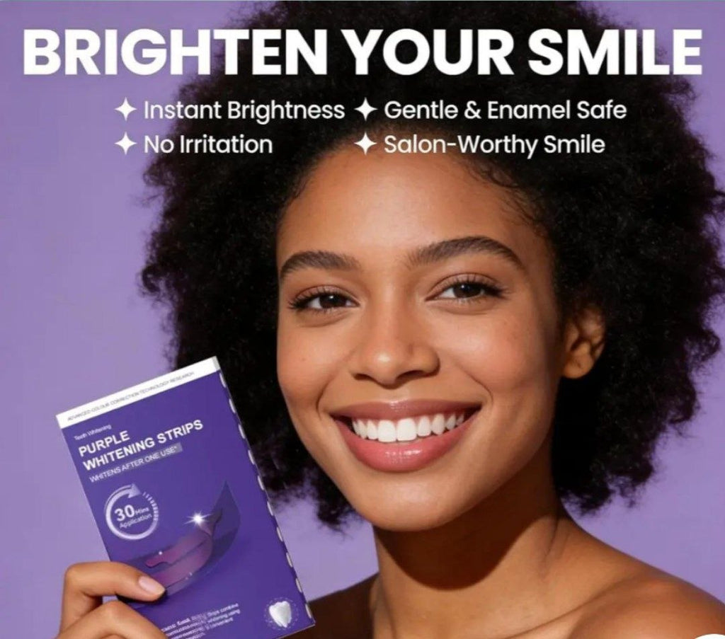 Purple Teeth Whitening Strips