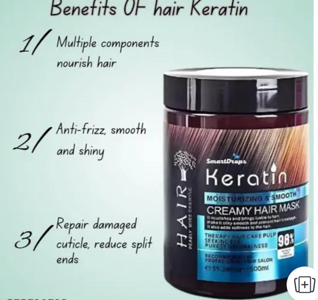 SmartDrops Keratin Moisturizing & Smooth Creamy Hair Mask